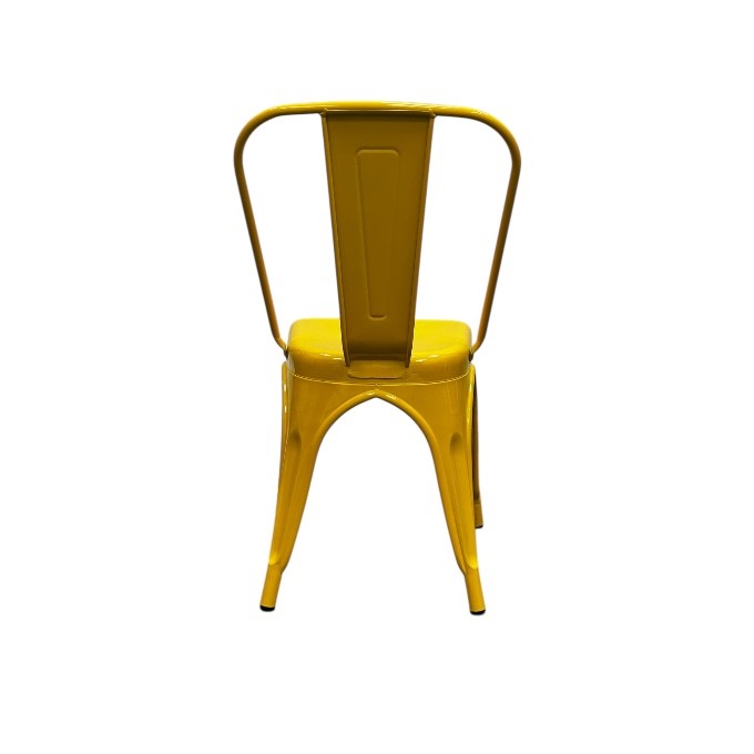 Yellow Metal Tolix Chairs