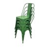 Green Metal Tolix Chairs