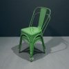 Green Metal Tolix Chairs
