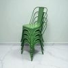 Green Metal Tolix Chairs