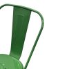 Green Metal Tolix Chairs