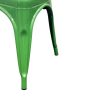 Green Metal Tolix Chairs