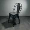 Matt Black Tolix Chairs