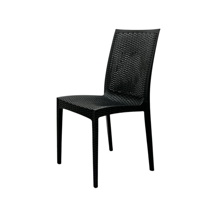Black Rattan Garden Chairs