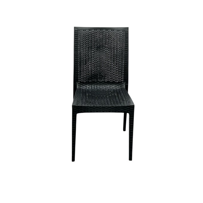 Black Rattan Garden Chairs