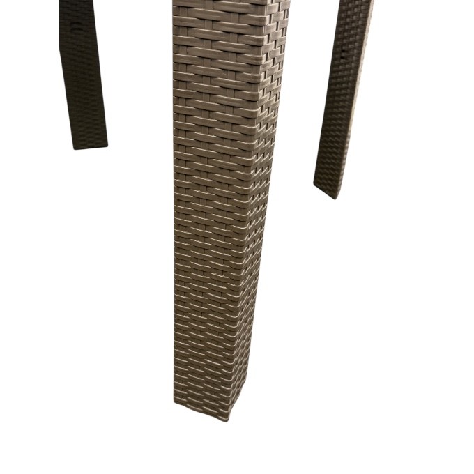 Brown Wicker Garden Table