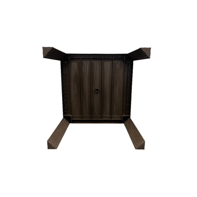 Brown Wicker Garden Table
