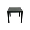 Black Rattan Garden Table